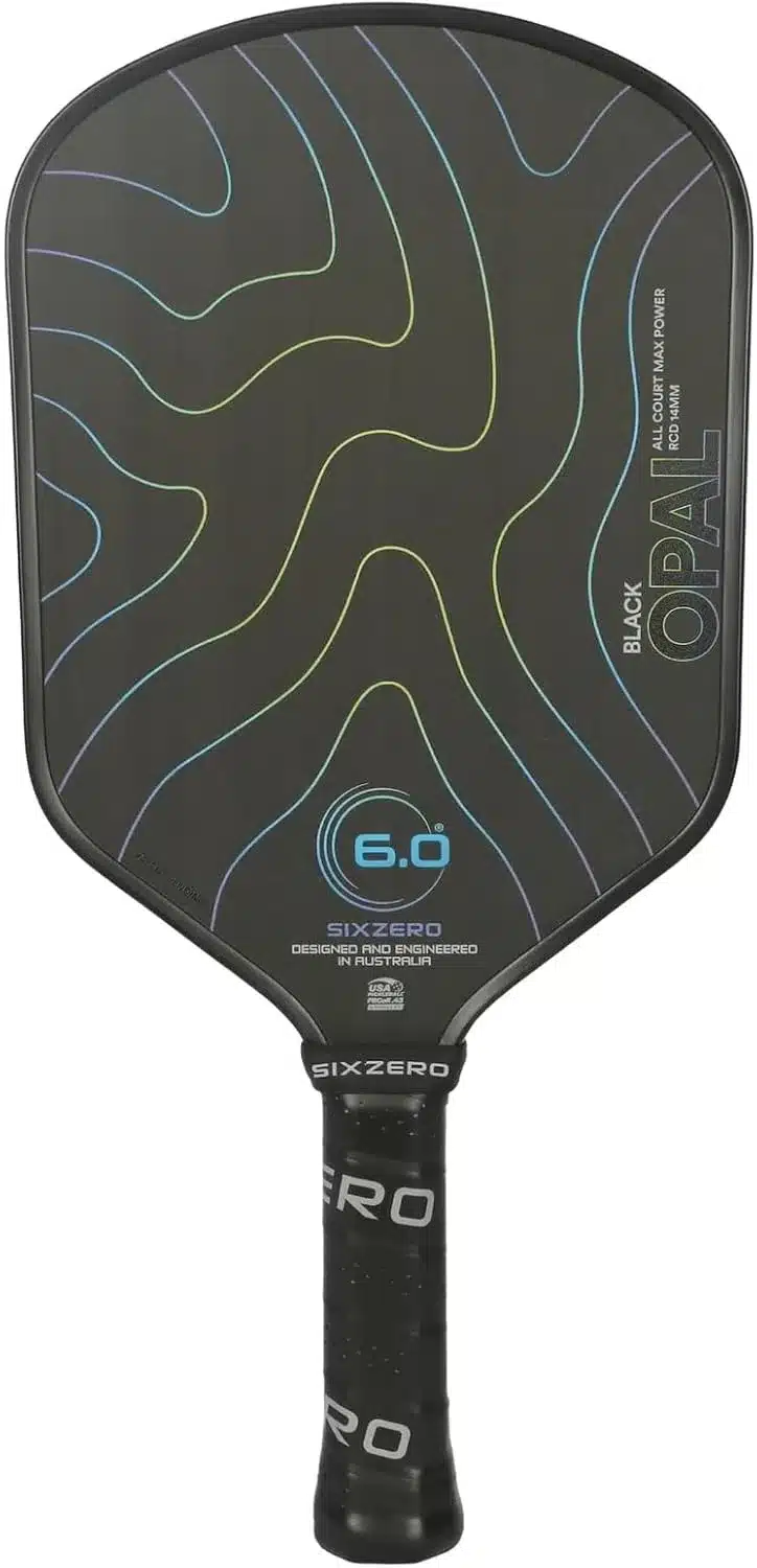 Six Zero Black Opal Pickleball Paddle